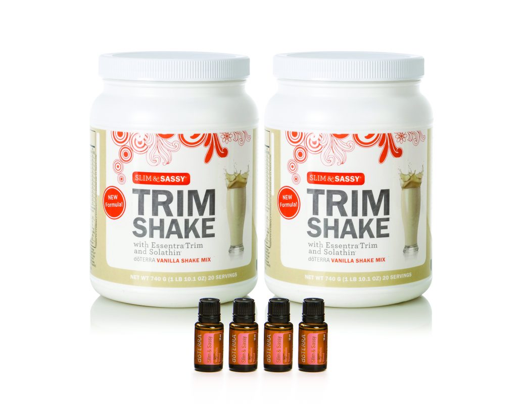 Slim & Sassy® Trim Kit 2 Vanilla Trim Shakes blue doT Oils doTerra